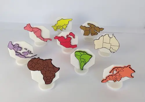 Kit Continentes para Constelação Mesa ou Água