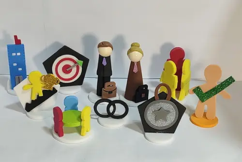 Kit Corporativo para Constelação Mesa Água