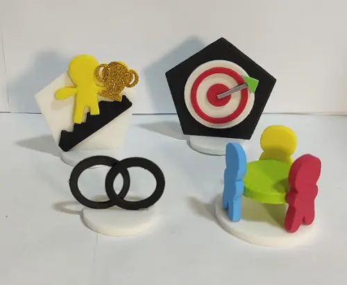 Kit Corporativo para Constelação Mesa Água