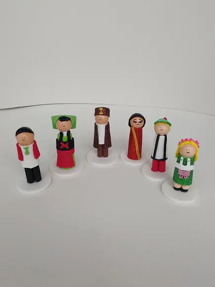 Kit Nacionalidade para Constelação Familiar Mesa Água