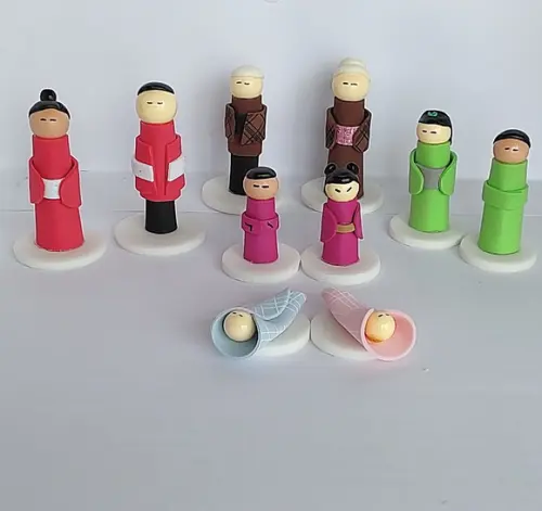 Kit Oriental 10 Peças para Constelação Familiar Mesa/água