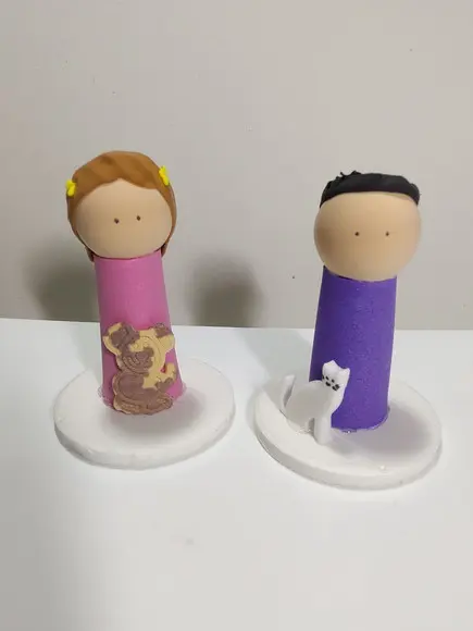 Kit Tutores Bonecos para Constelação Mesa ou Água