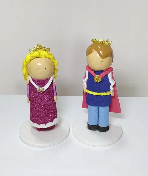 Príncipe e Princesa - Bonecos para Constelação