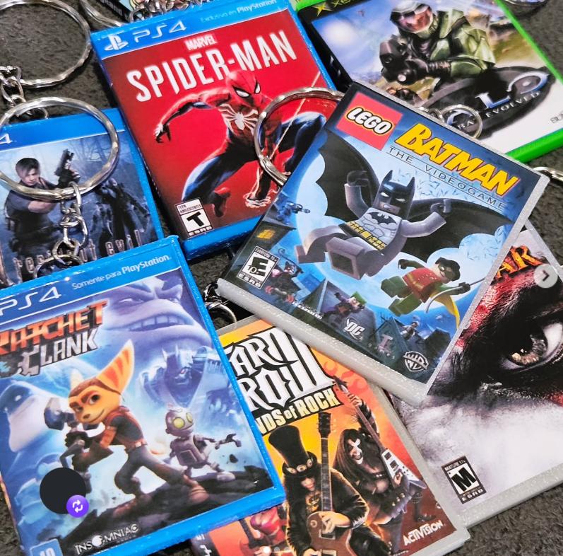 Chaveiros | imã Personalizado Jogos de video game Playstation Xb