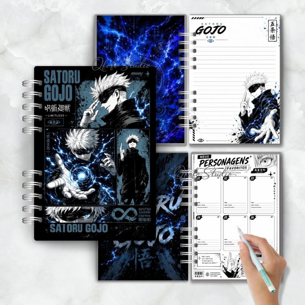 Caderno Anime | Kpop | Desenhos personalizado