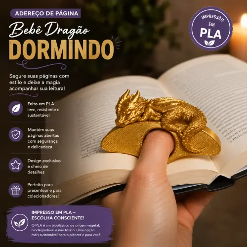 Adereço de Página Bebê Dragão