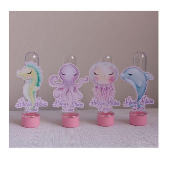 tubetes personalizados fundo do mar