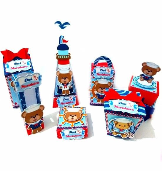 40 Lembrancinhas Urso Marinheiro