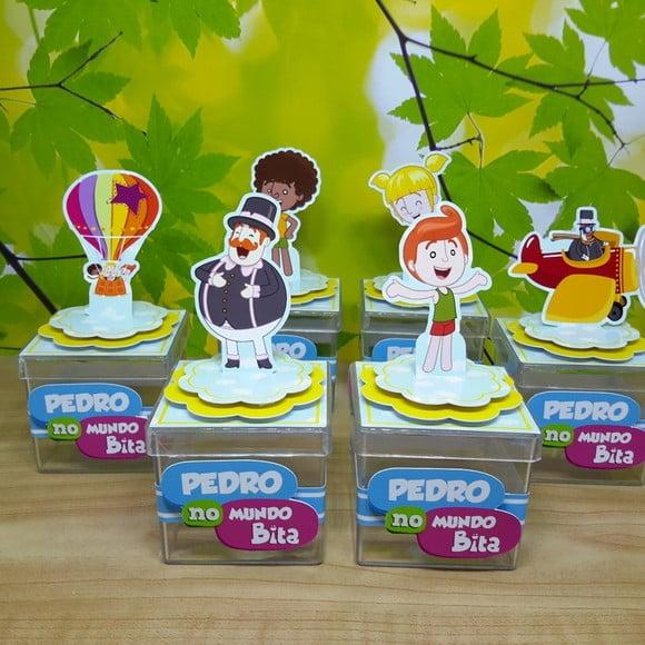 Caixa Acrilica 3d Mundo Bita Personalizada