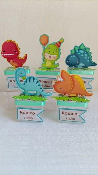 Caixinhas Acrílica Dino Baby