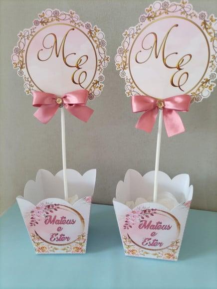 Centro de Mesa Casamento, Noivado