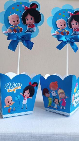 Centro de Mesa Cléo e Cuquin Menino