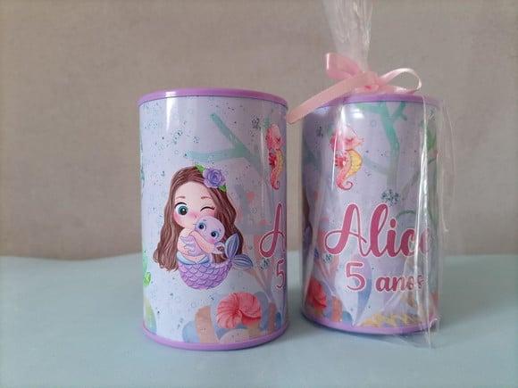 Cofrinho Personalizado Sereia