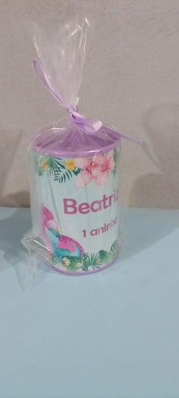Cofrinhos Personalizado Dino Baby Rosa