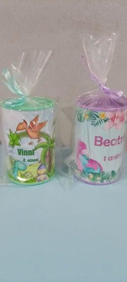 Cofrinhos Personalizado Dinossauros Menina e Menino