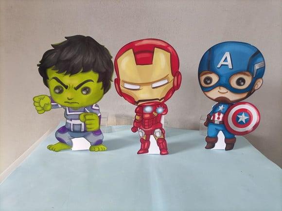 Displays de Mesa Super Heróis