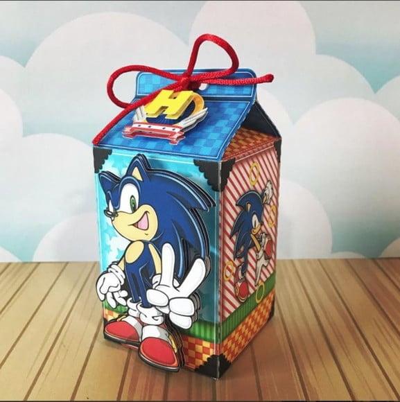 Kit 20 Caixa Milk Sonic 3d