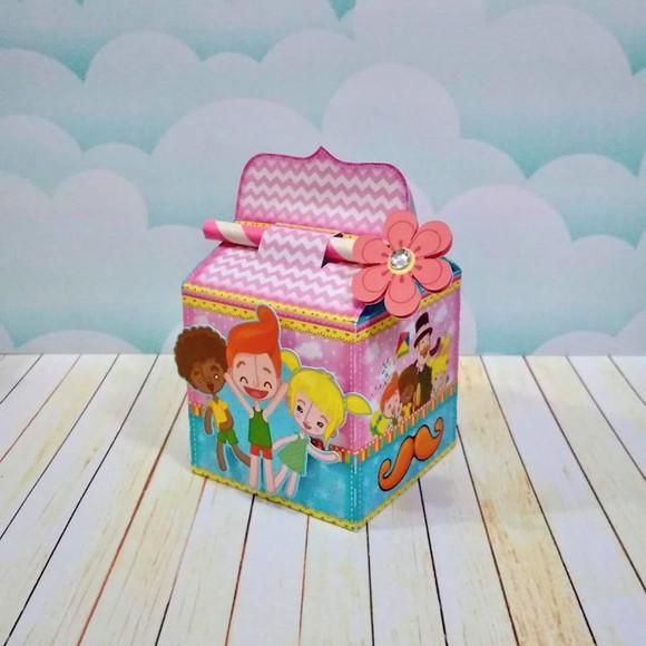 Kit 50 Pçs Mundo Bita Rosa