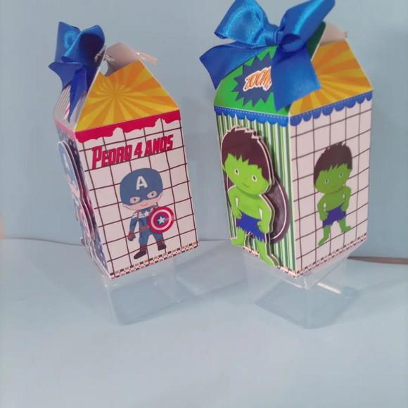 Kit 60 Peças Super Herois Cute
