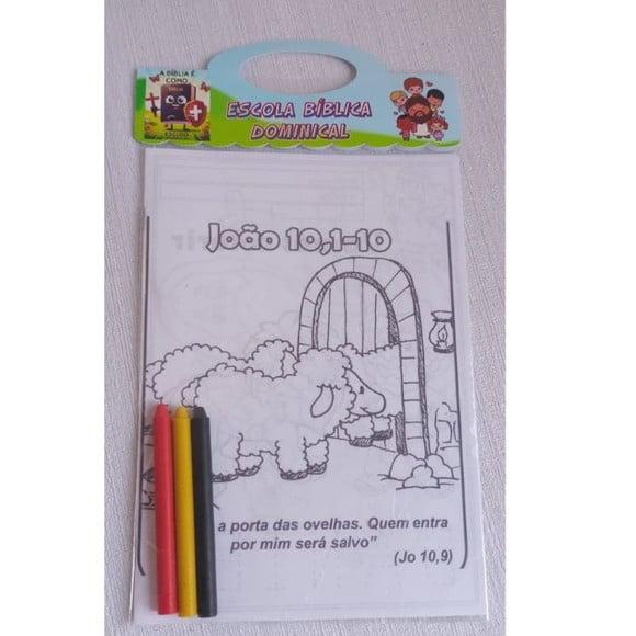 Kit Colorir Desenhos Bíblicos