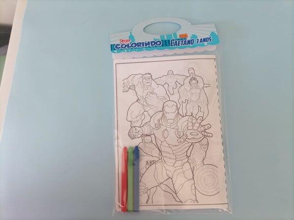 Kit Colorir Super Herois