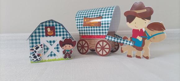 Kit Festa Fazendinha Menino 50 Peças