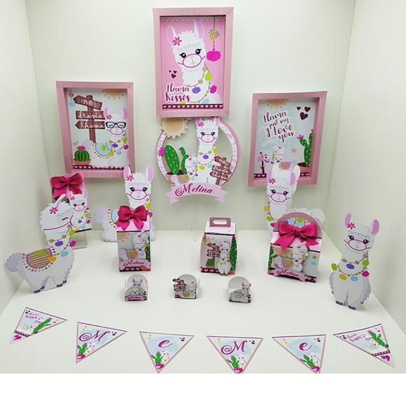 Kit Festa Infantil Lhama