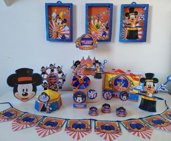 Kit Festa So Um Bolinho Circo do Mickey