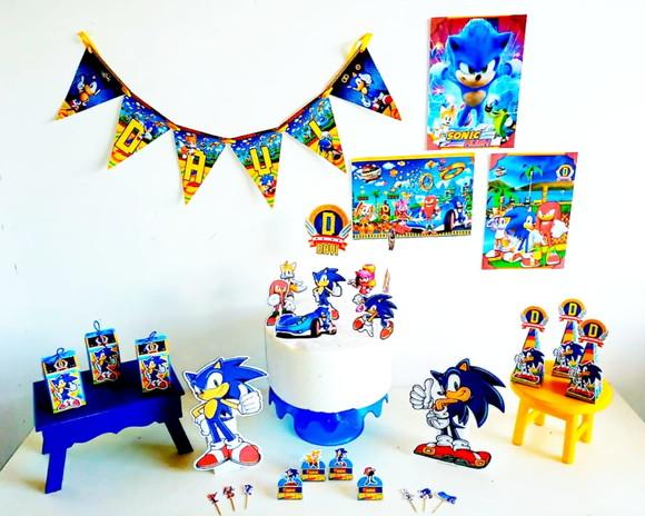 Kit Festa So Um Bolinho Sonic