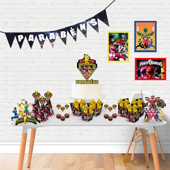 Kit Festa So Um Bolinho Power Rangers