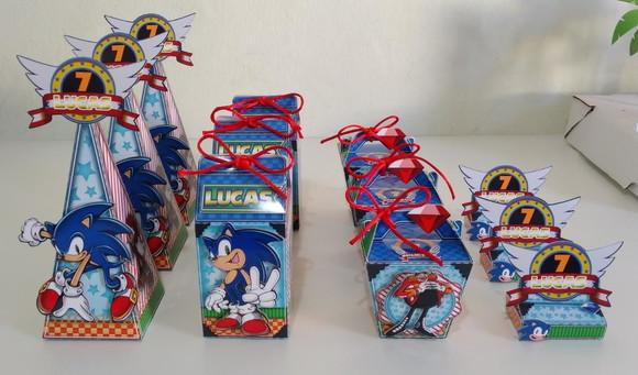 Kit Festa So Um Bolinho Sonic