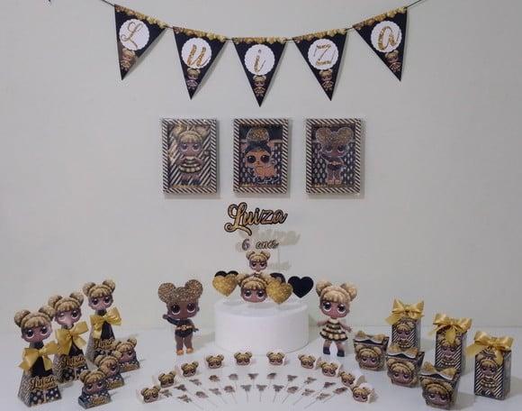 Kit Festa Um Só Bolinho - Lol Queen Bee