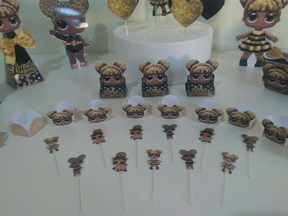 Kit Festa Um Só Bolinho - Lol Queen Bee
