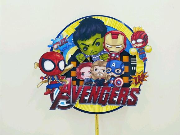 Kit Festa Um Só Bolinho -vingadores Cute
