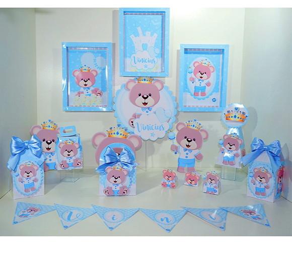 Kit Festa Um Só Bolinho - Ursinho Principe