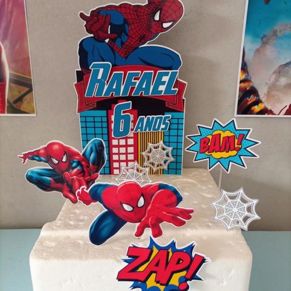 Kit Festa Um Só Bolinho Super Heróis