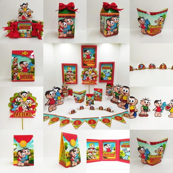 Kit Festa Um Só Bolinho-turma da Monica
