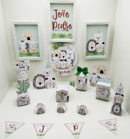 Kit Um Só Bolinho - Safari Minimalista