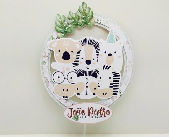 Kit Um Só Bolinho - Safari Minimalista
