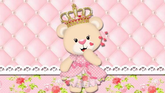 Kit Ursinha Princesa