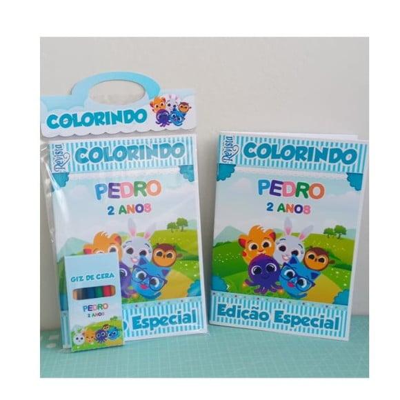 Livrinho de Colorir Bolofofos Menino