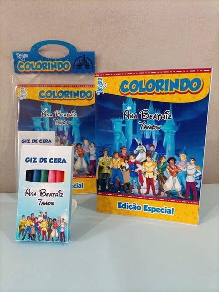 Livro para Colorir Príncipes