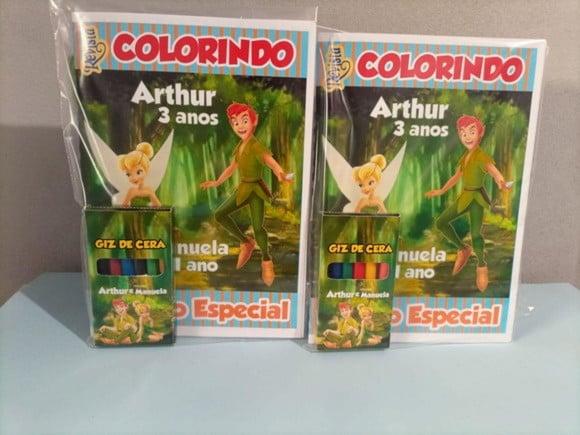 Livro para Colorir Pan e Sininho