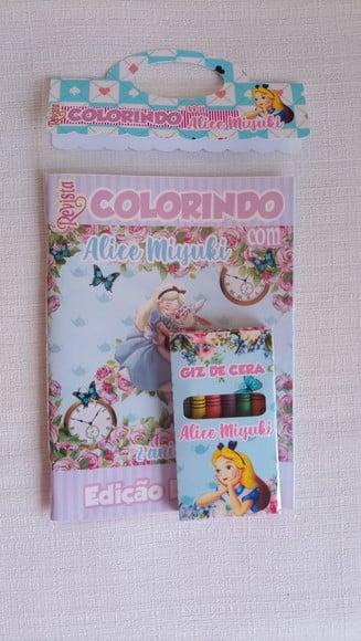 Revistinha para Colorir Alice no País das Maravilhas