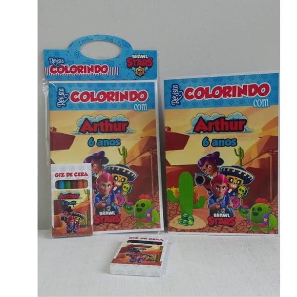 Revistinha para Colorir Brawl Stars