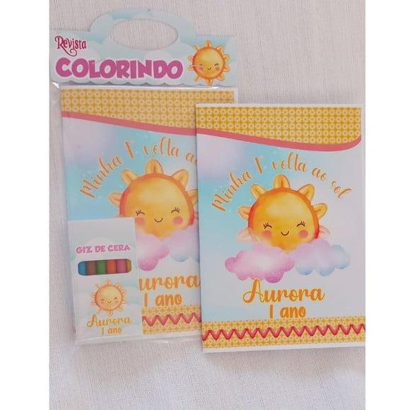 Revistinha para Colorir Volta ao Sol