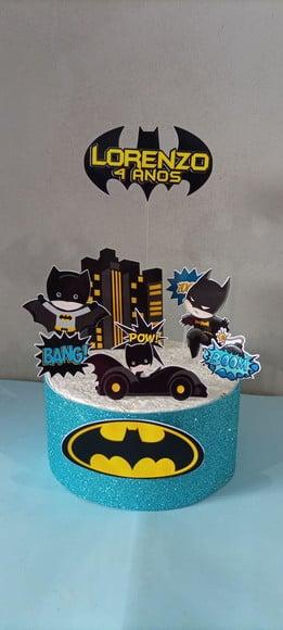 Topo de Bolo Batman
