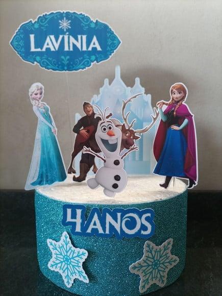 Topo de Bolo Frozen