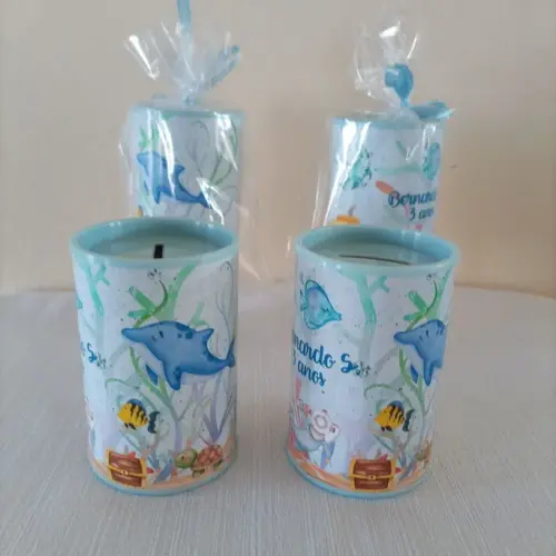 cofrinhos personalizados fundo do mar