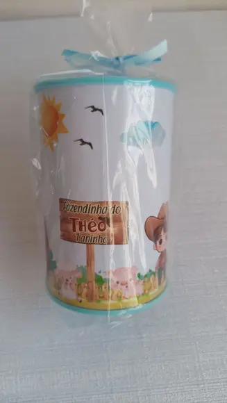 10 Cofrinhos Fazendinha Menino